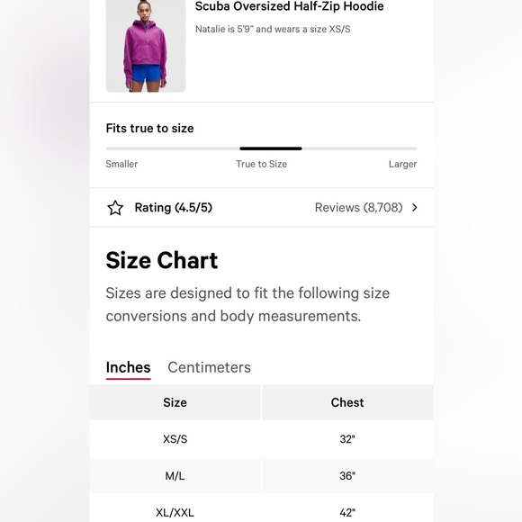 Lululemon Scuba Oversized Half-Zip Hoodie Lemongrass‎ green XS/S NWT - Picture 8 of 8